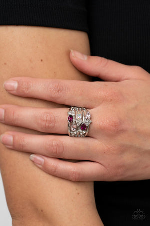 Paparazzi Ethereal Escapade - Pink Ring