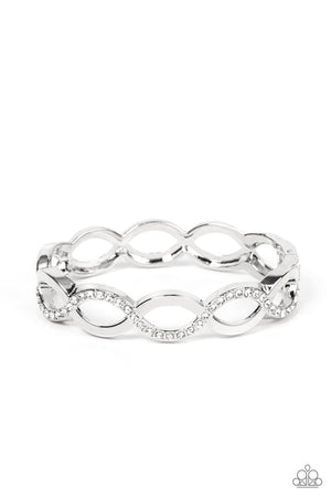 Paparazzi Tailored Twinkle - White Bracelet