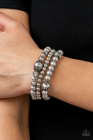 Paparazzi Positively Polished - Silver Bracelet