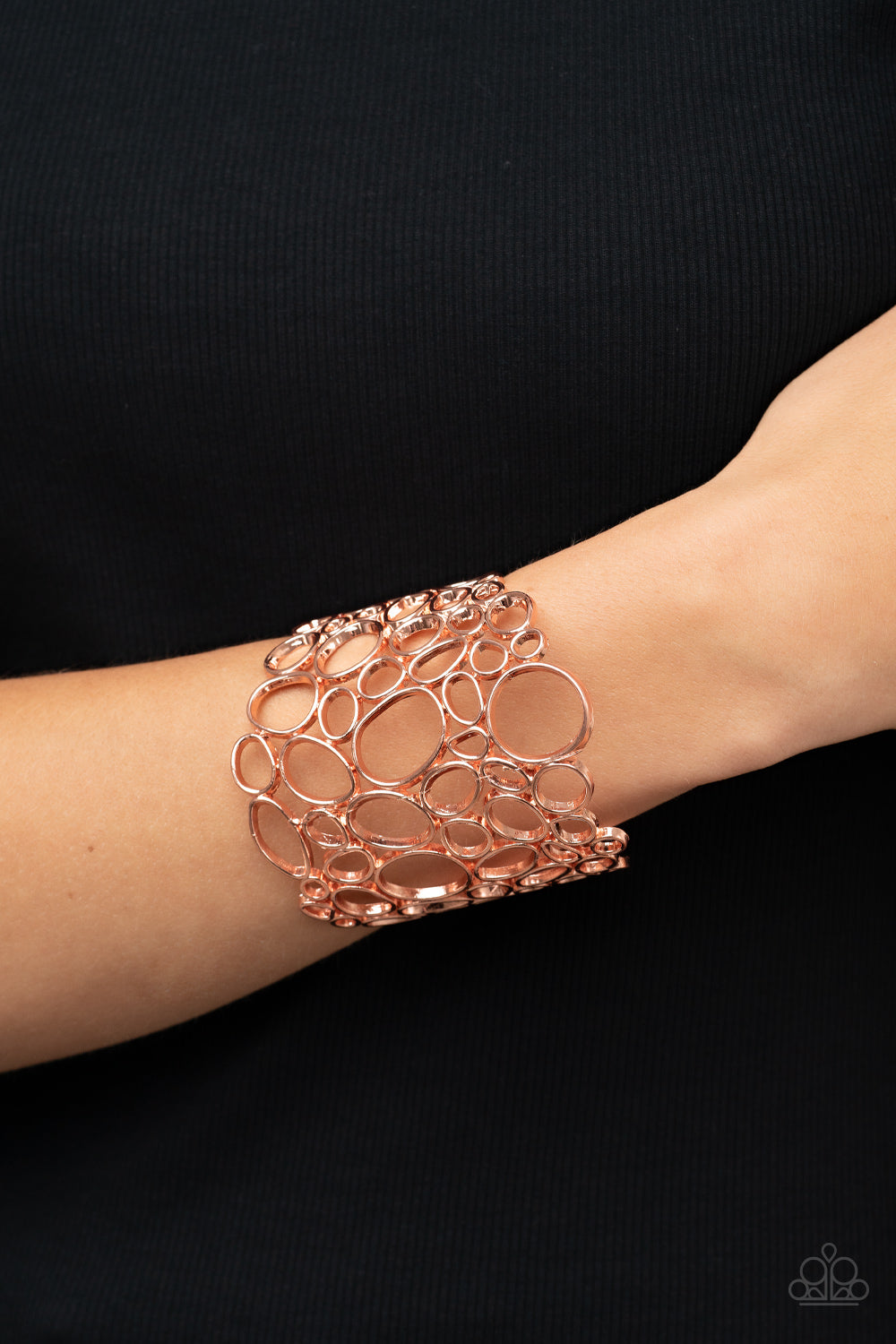 Paparazzi All Turned Around - Copper Bracelet