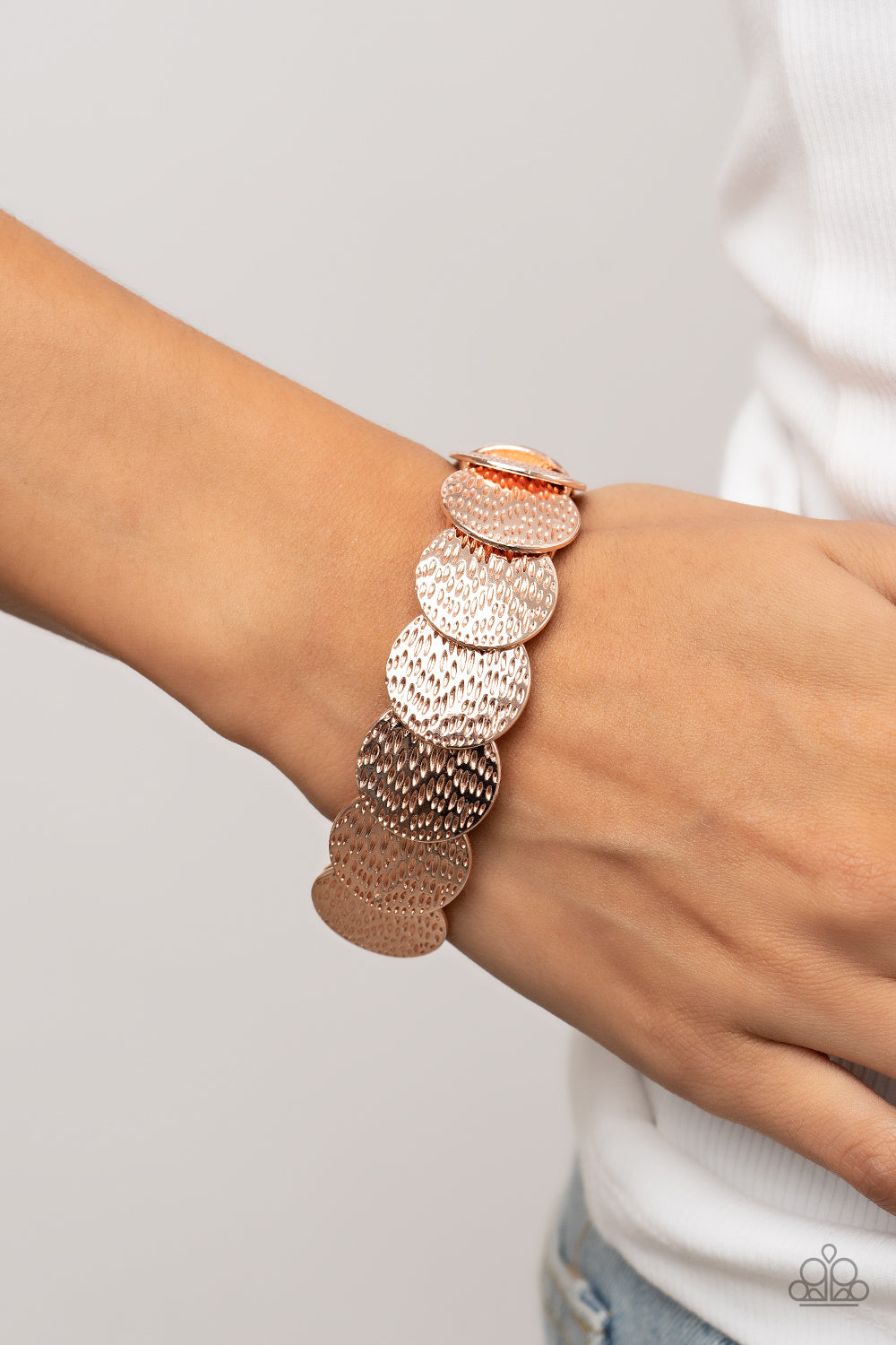 Paparazzi Radioactive Reflections - Rose Gold Bracelet