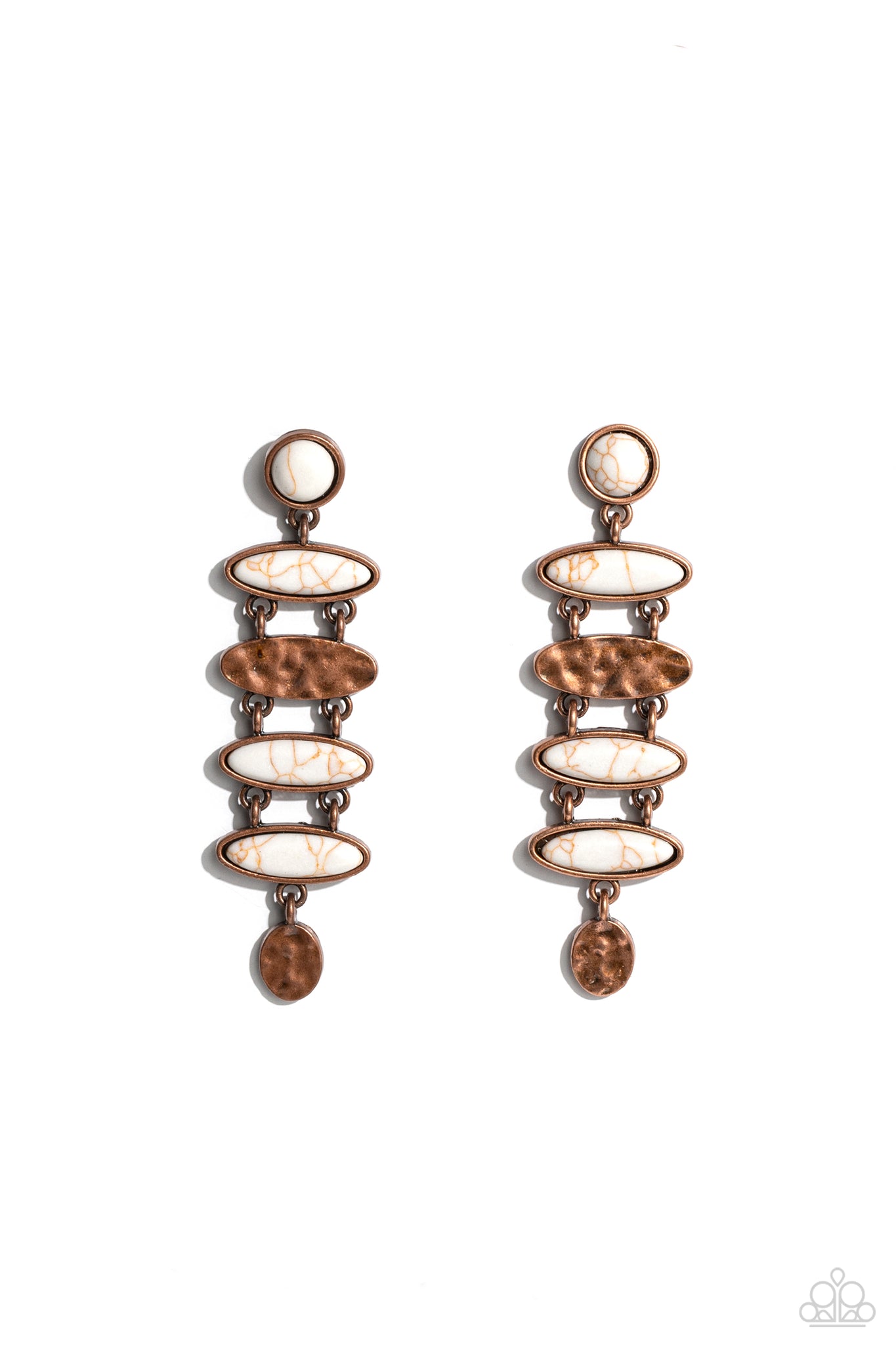 Paparazzi Rustic Reverie - Copper Earrings