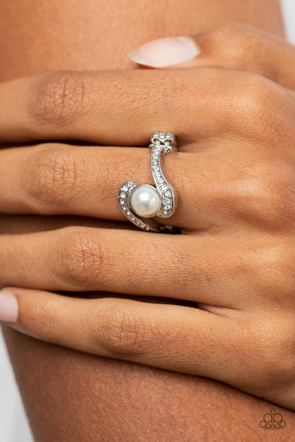 Paparazzi Envious Enrapture - White Ring