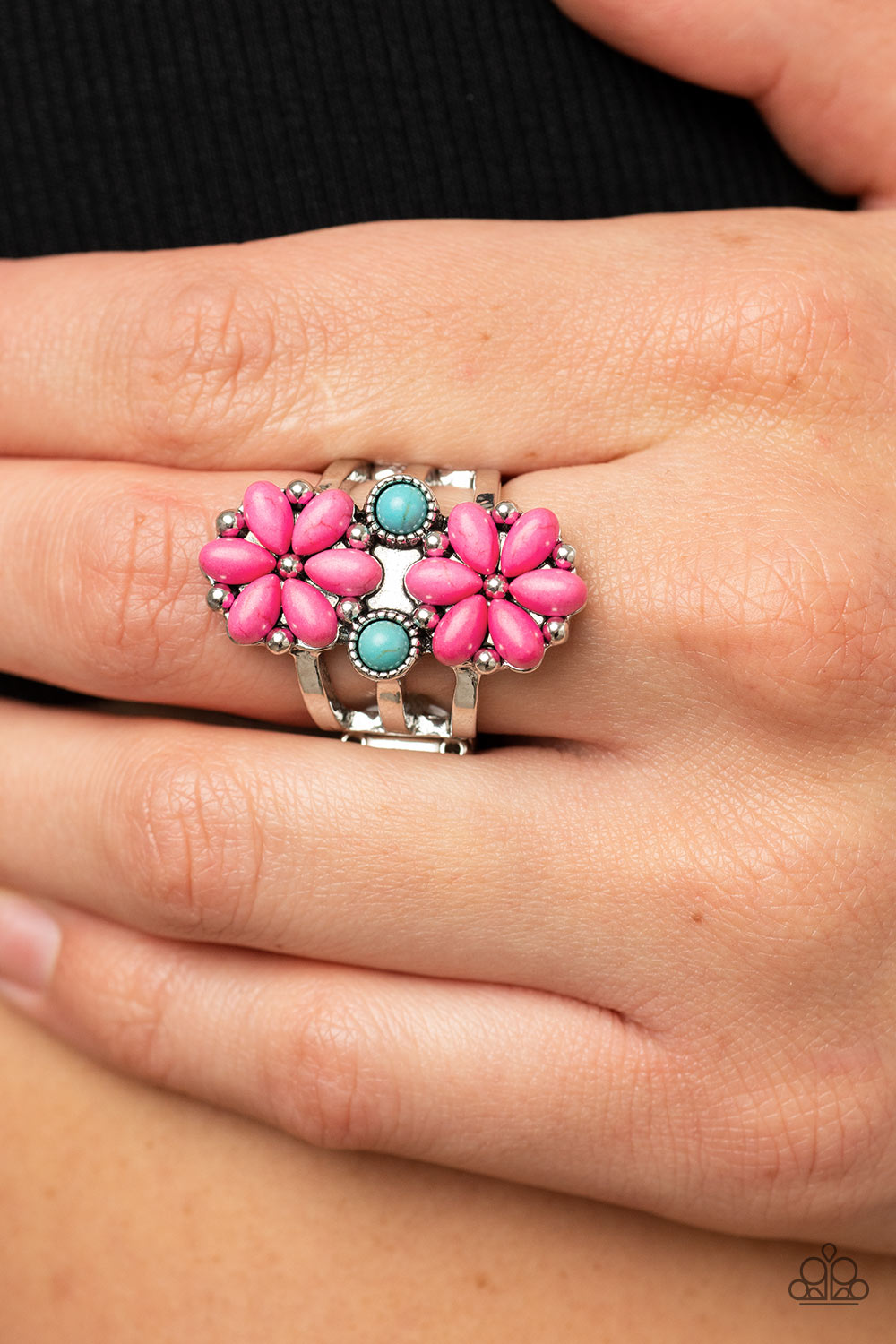 Paparazzi Fredonia Florist - Pink Ring