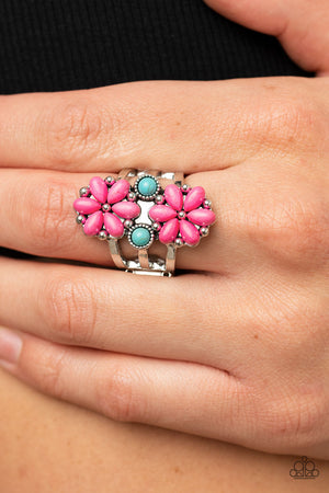 Paparazzi Fredonia Florist - Pink Ring