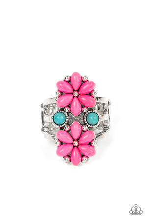 Paparazzi Fredonia Florist - Pink Ring