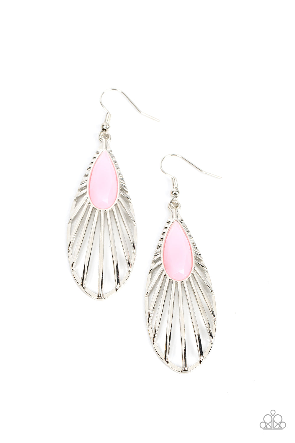 Paparazzi WING-A-Ding-Ding - Pink Earrings