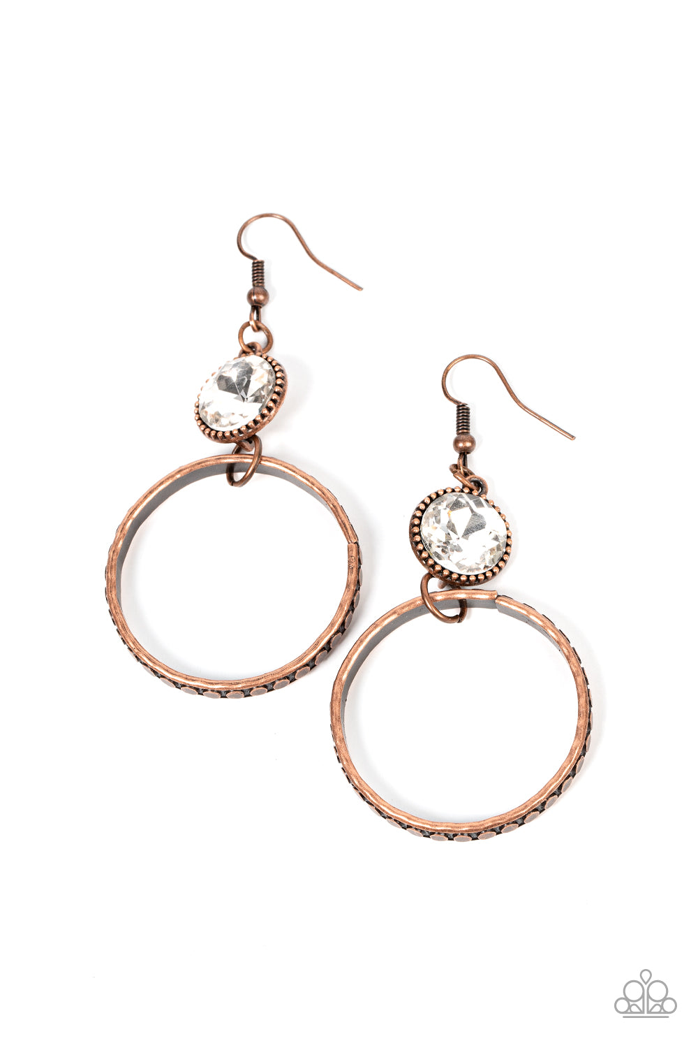 Paparazzi Standalone Sparkle - Copper Earrings