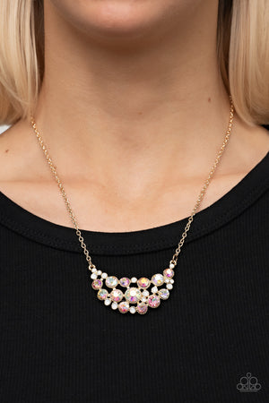 Paparazzi Effervescently Divine - Gold Necklaces