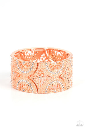 Paparazzi Wheeling and Dealing - Copper Bracelet