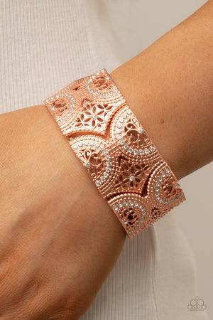 Paparazzi Wheeling and Dealing - Copper Bracelet