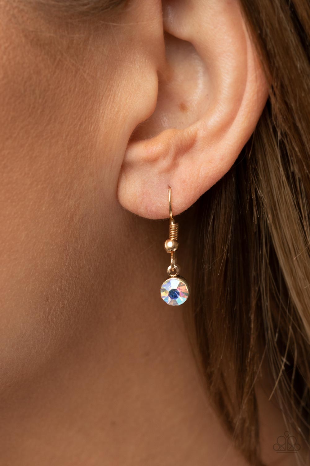 Paparazzi Lockdown My Heart - Gold Necklace