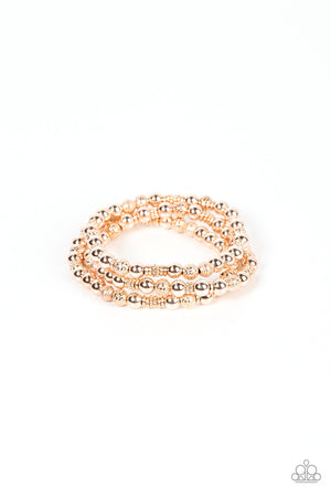 Paparazzi Boundless Boundaries - Rose Gold Bracelet