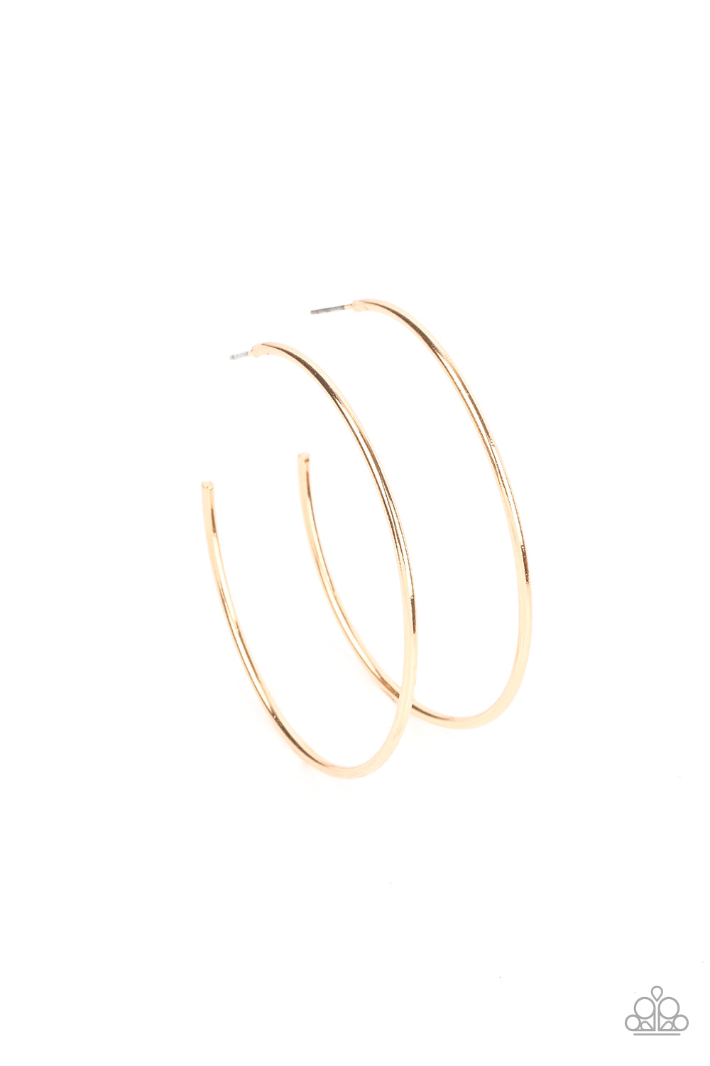 Paparazzi Can I Get a HOOP HOOP - Gold Earrings