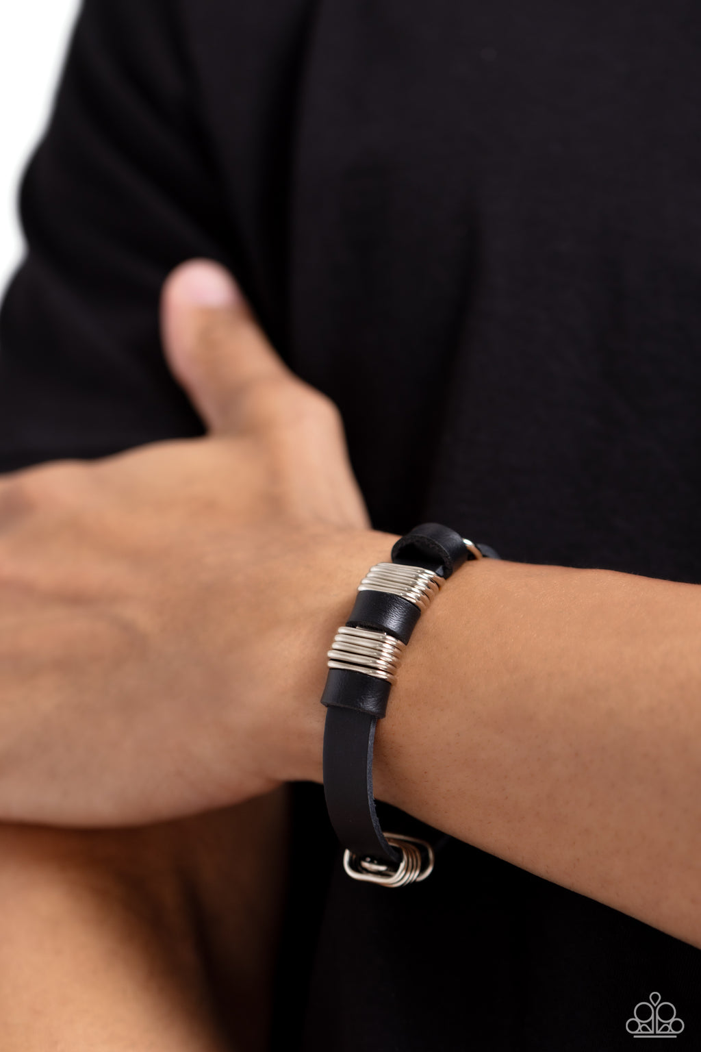 Paparazzi Hardware Hustle - Black Urban Bracelet