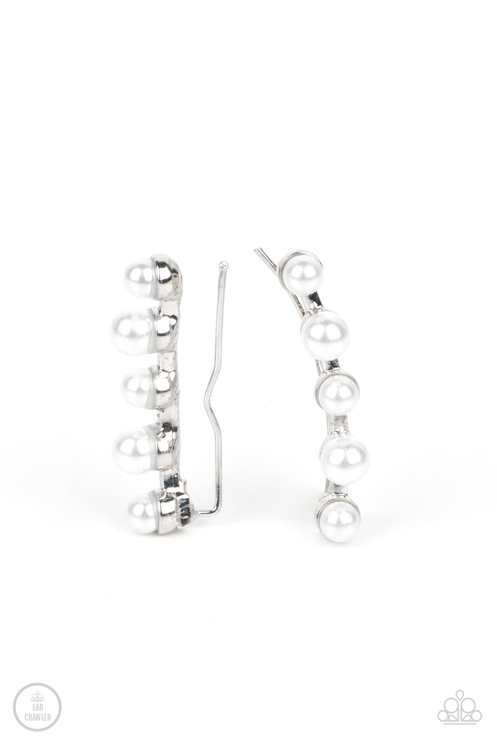 Paparazzi Drop-Top Attitude - White Ear Crawler