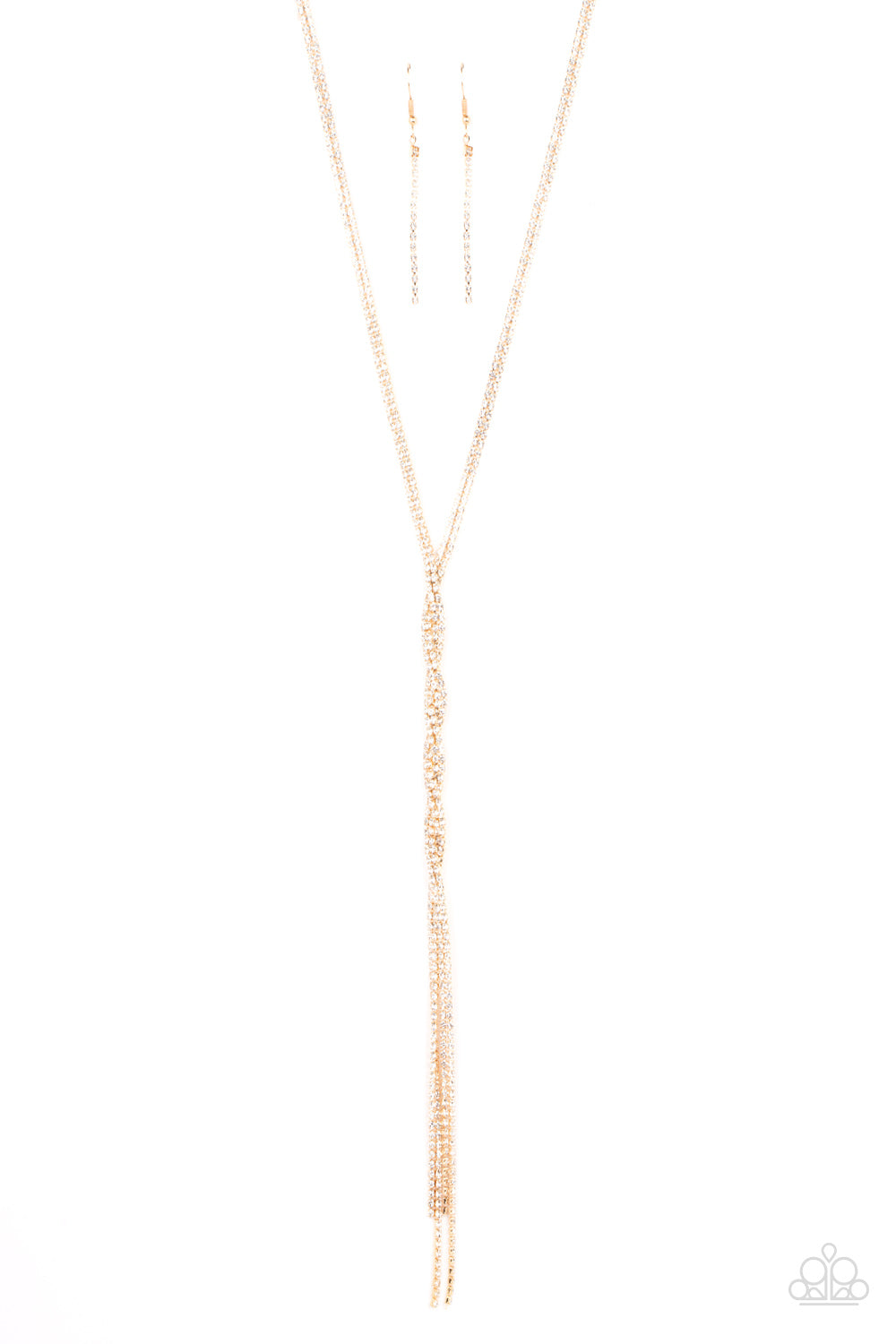 Paparazzi Impressively Icy - Gold Necklace