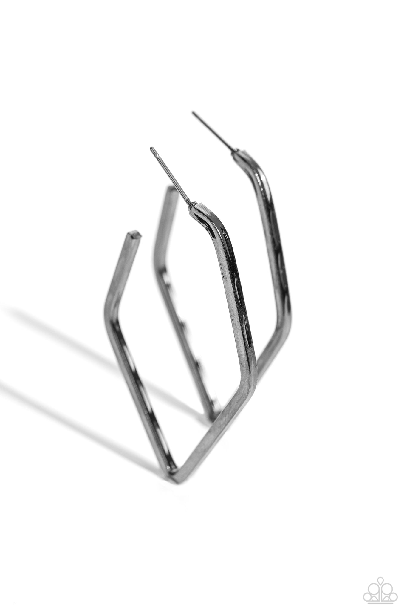 Paparazzi Winning Edge - Black Earrings