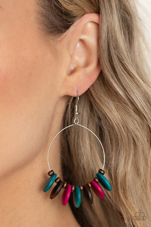 Paparazzi Surf Camp - Multi Earrings