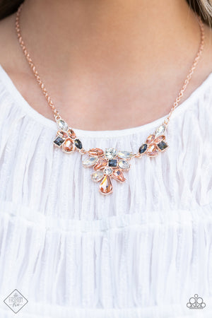 Paparazzi Completely Captivated - Rose Gold Necklace