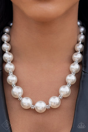 Paparazzi Sail Away with Me - White Necklace
