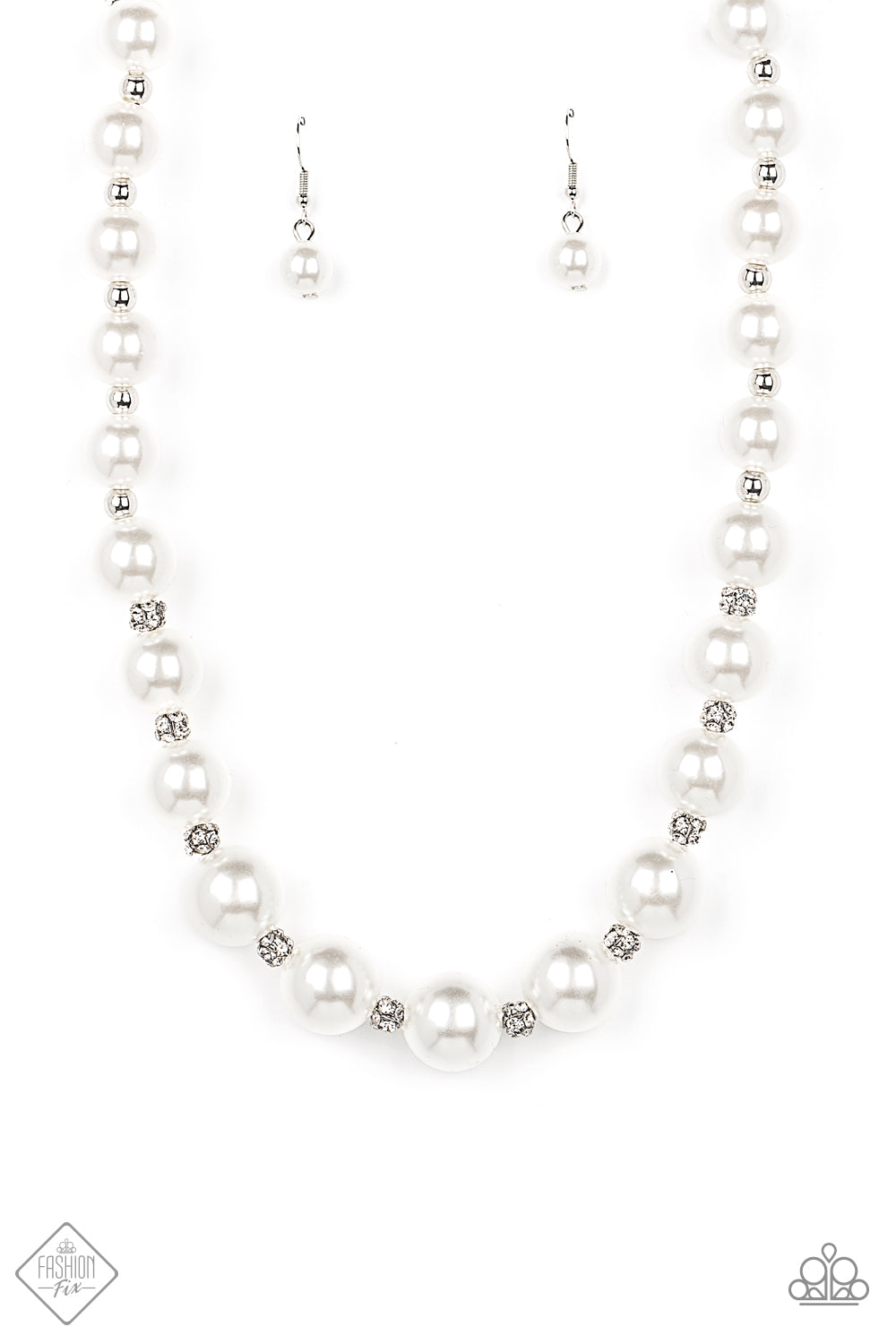 Paparazzi Sail Away with Me - White Necklace