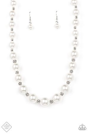 Paparazzi Sail Away with Me - White Necklace