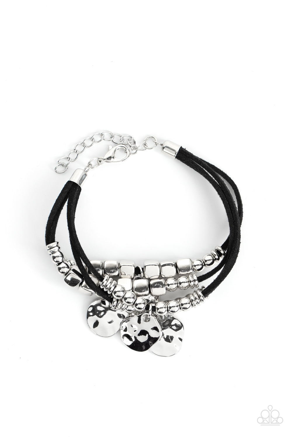 Paparazzi Token Trek - Black Bracelet
