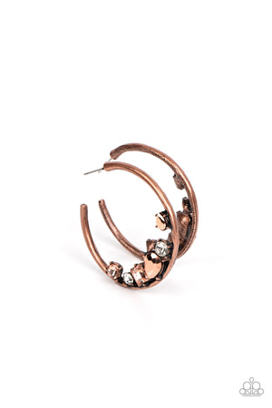 Paparazzi Attractive Allure - Copper Earrings