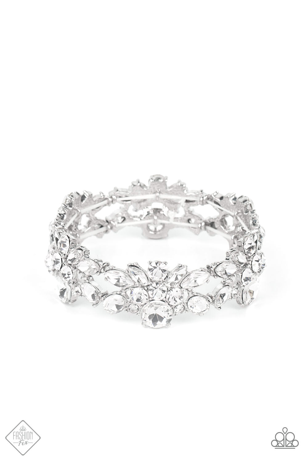 Paparazzi Beloved Bling - White Bracelet