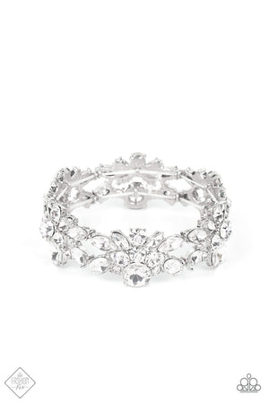 Paparazzi Beloved Bling - White Bracelet