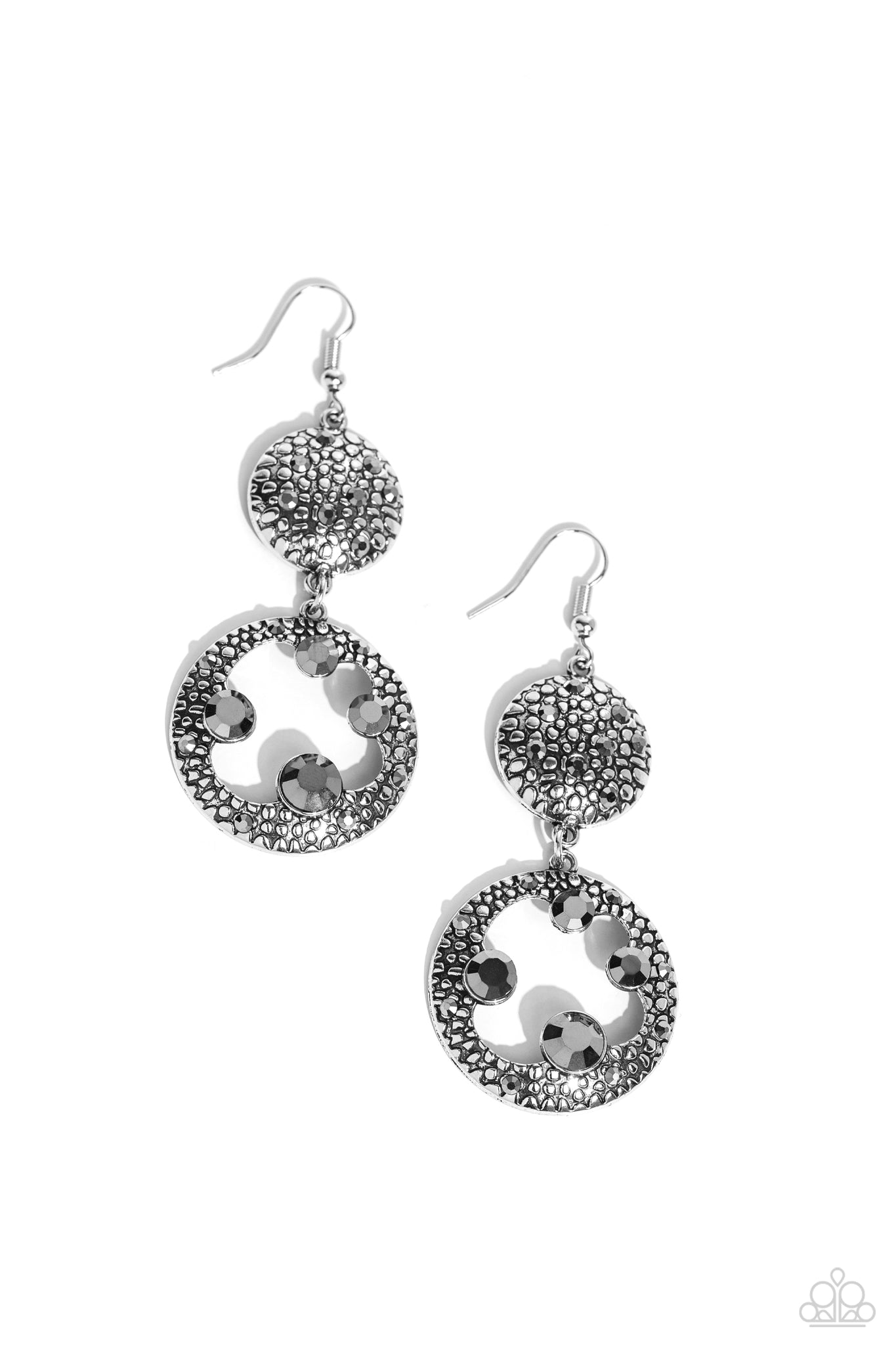 Paparazzi Eastern Entrada - Silver Earrings