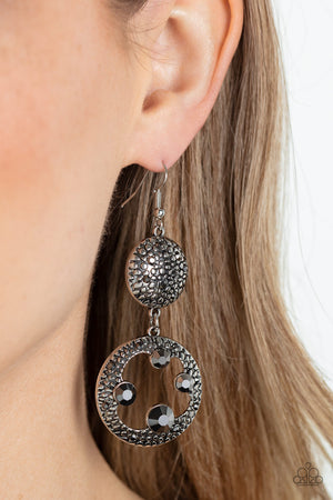 Paparazzi Eastern Entrada - Silver Earrings