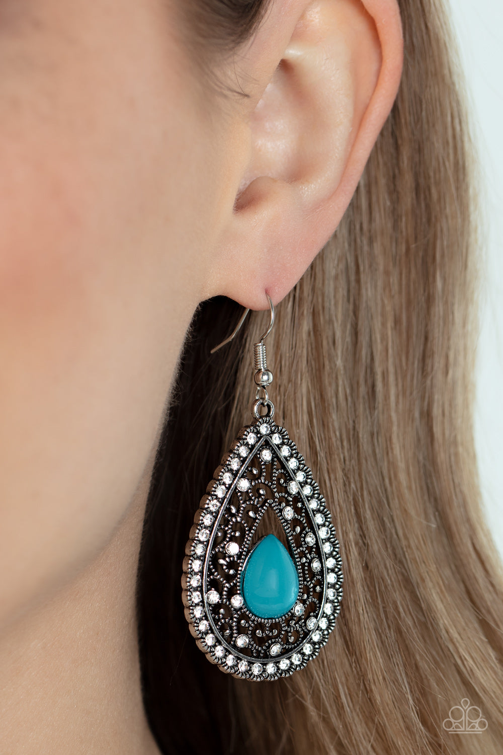 Paparazzi Cloud Nine Couture - Blue Earrings