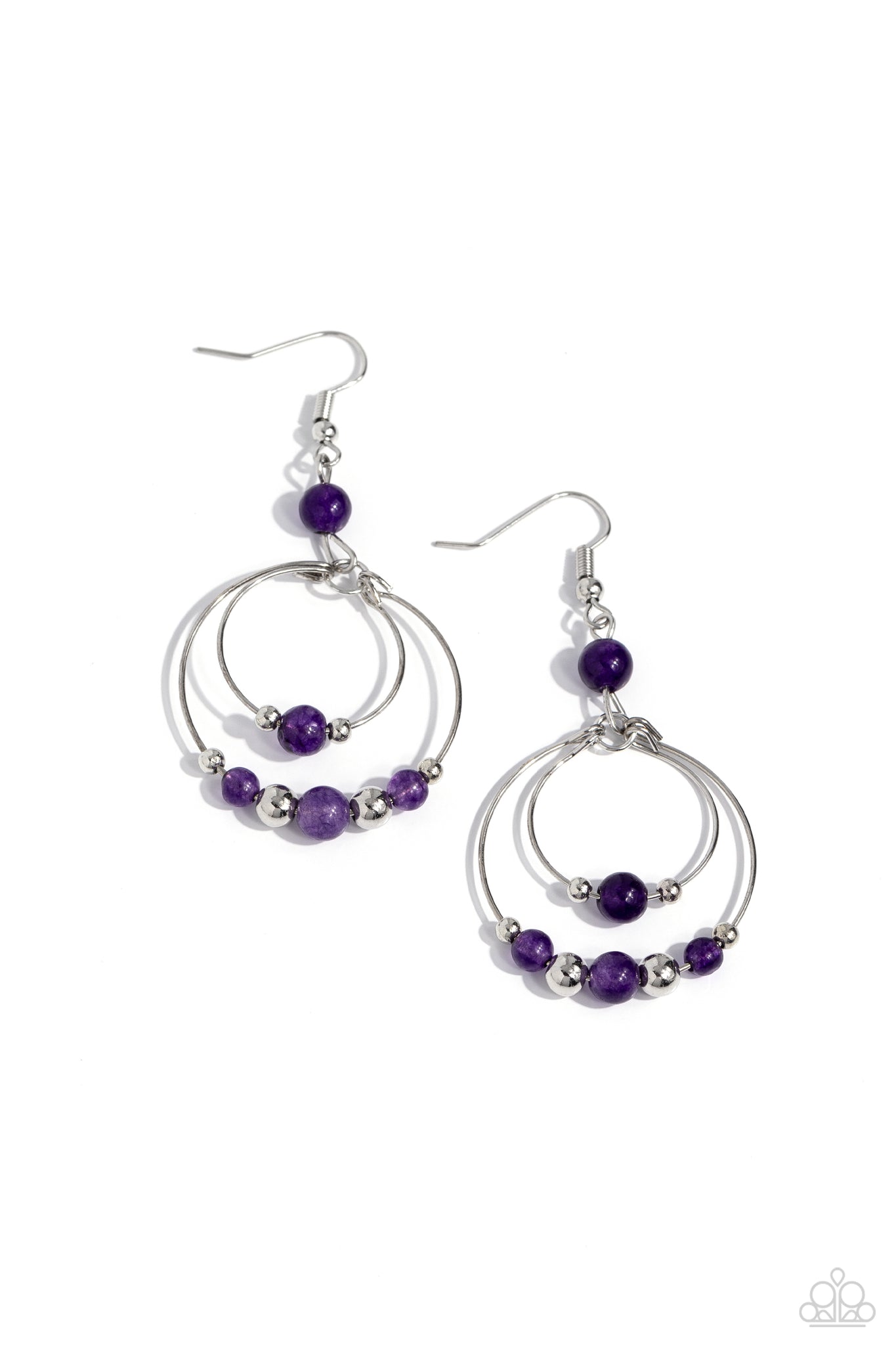 Paparazzi Eco Eden - Purple Earrings