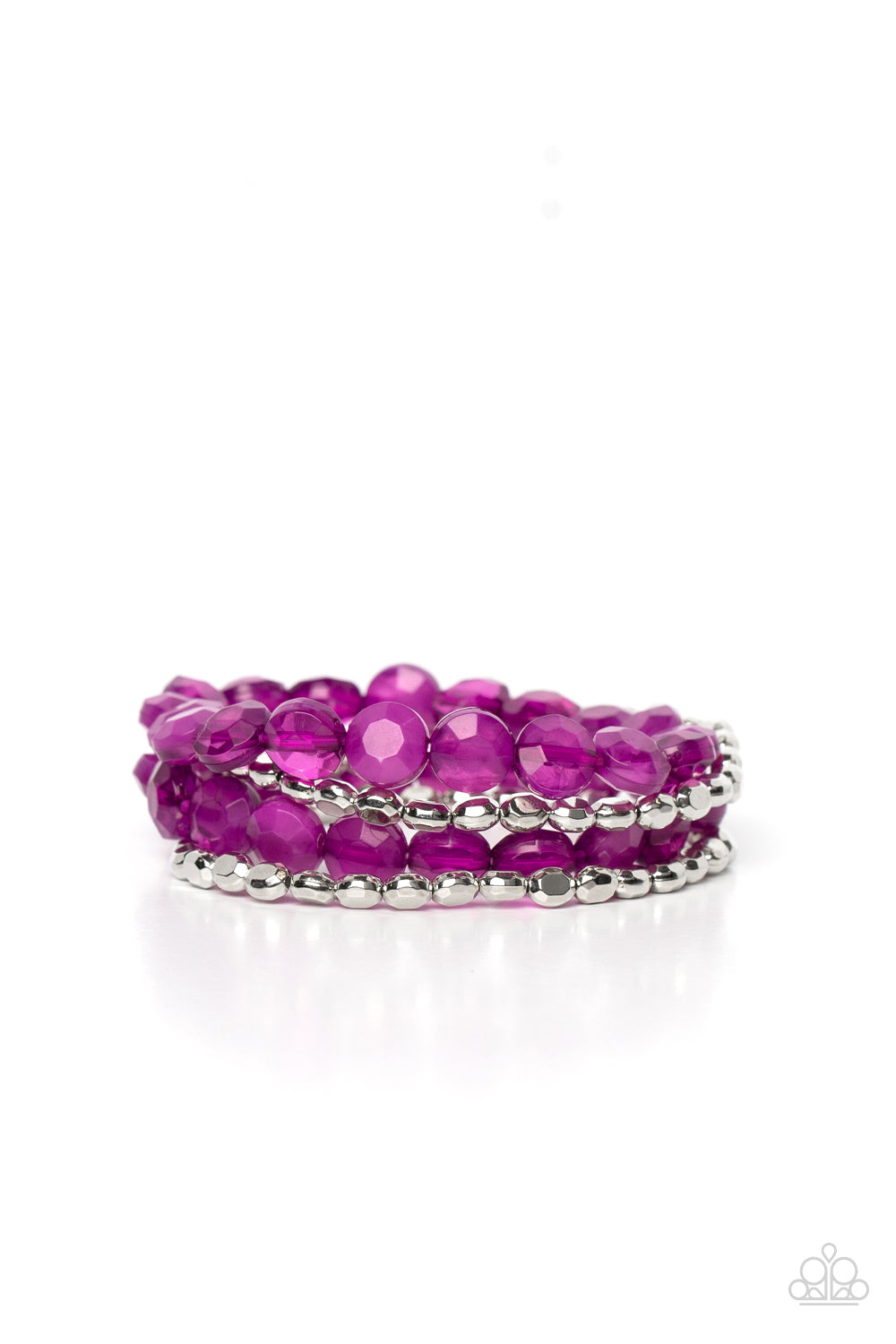 Paparazzi Seaside Siesta - Purple Bracelet