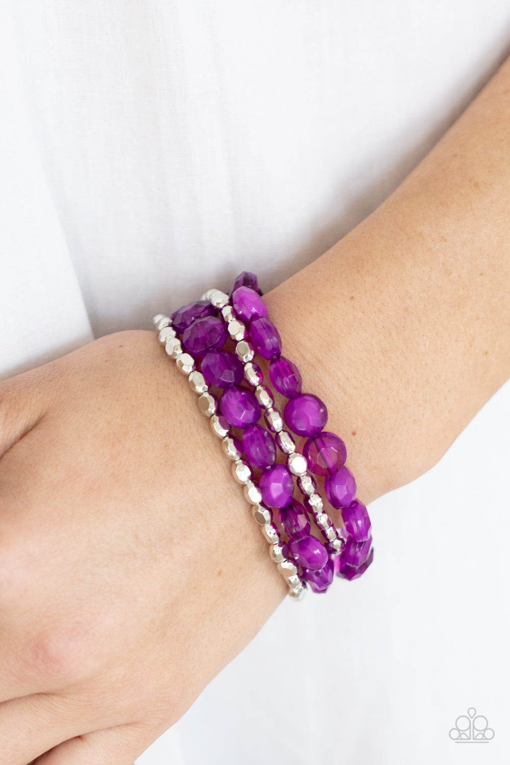 Paparazzi Seaside Siesta - Purple Bracelet