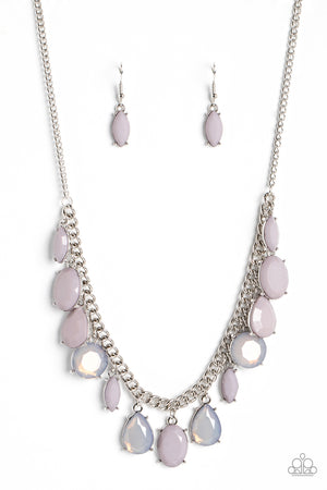 Paparazzi Fairytale Fortuity Silver Necklace & Serendipitous Shimmer Silver Bracelet