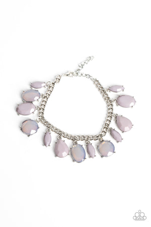 Paparazzi Fairytale Fortuity Silver Necklace & Serendipitous Shimmer Silver Bracelet