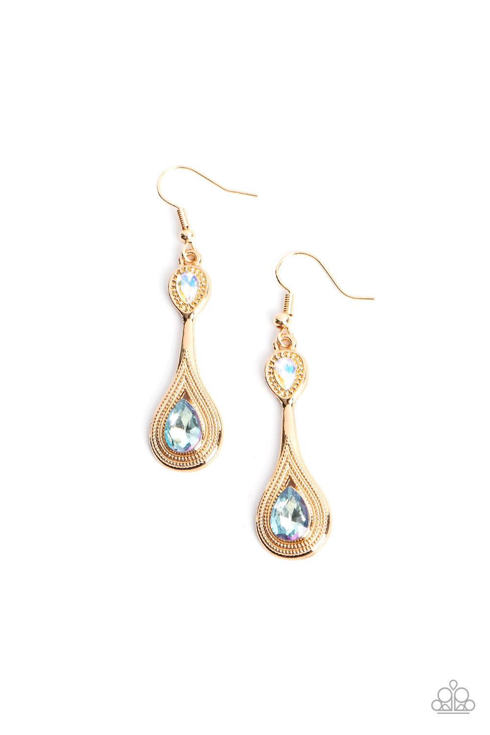Paparazzi Dazzling Droplets - Multi Earrings