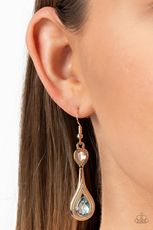 Paparazzi Dazzling Droplets - Multi Earrings