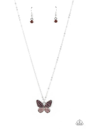Paparazzi Flutter Forte - Purple Necklace