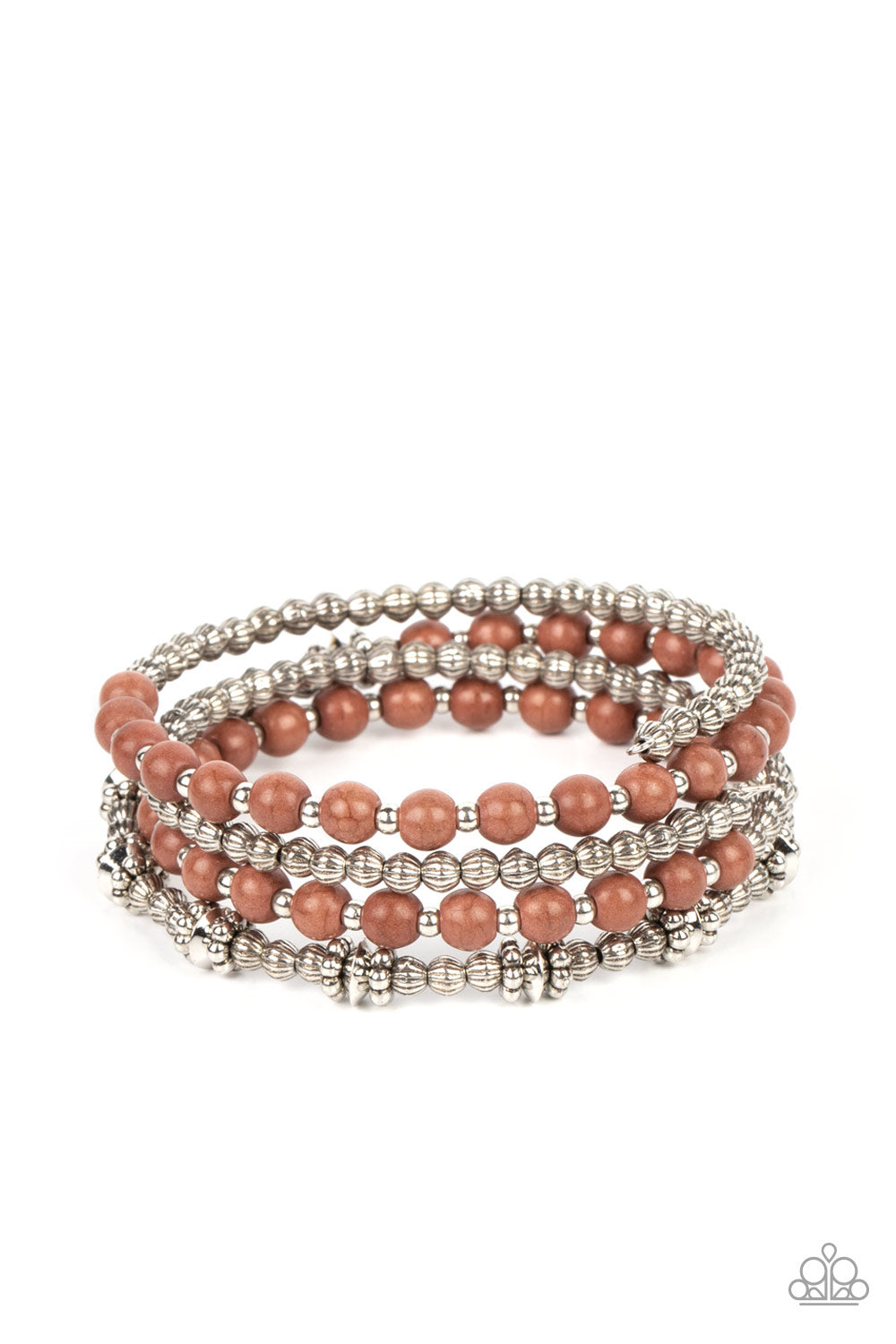 Paparazzi Road Trip Remix - Brown Bracelet