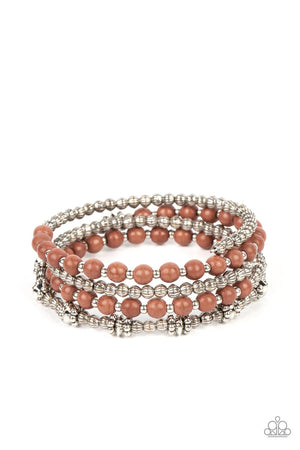 Paparazzi Road Trip Remix - Brown Bracelet