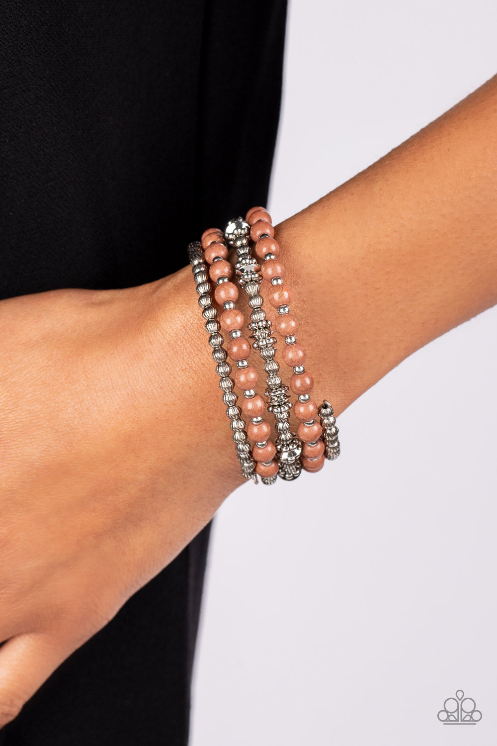 Paparazzi Road Trip Remix - Brown Bracelet