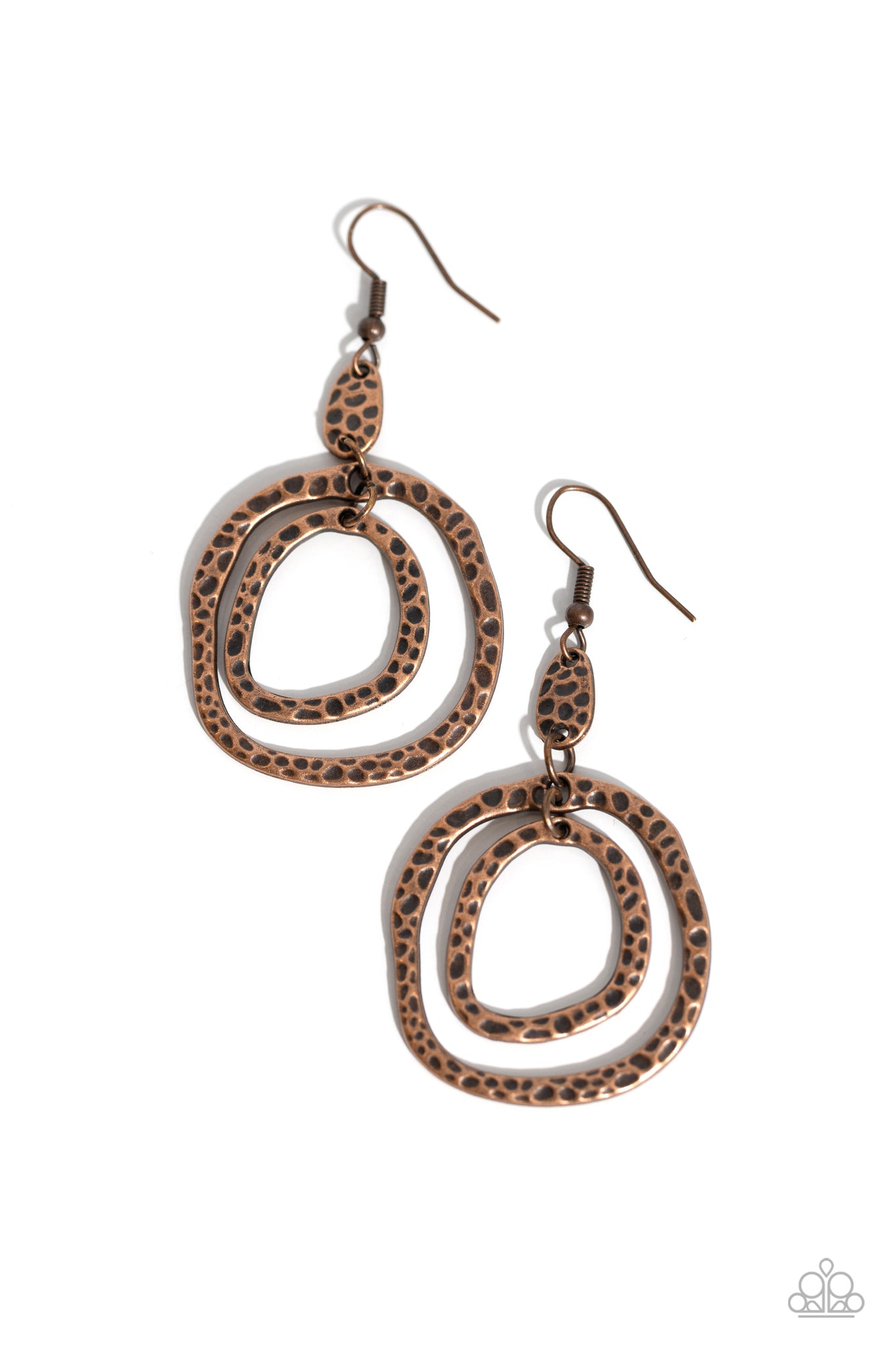 Paparazzi Scalding HAUTE - Copper Earrings