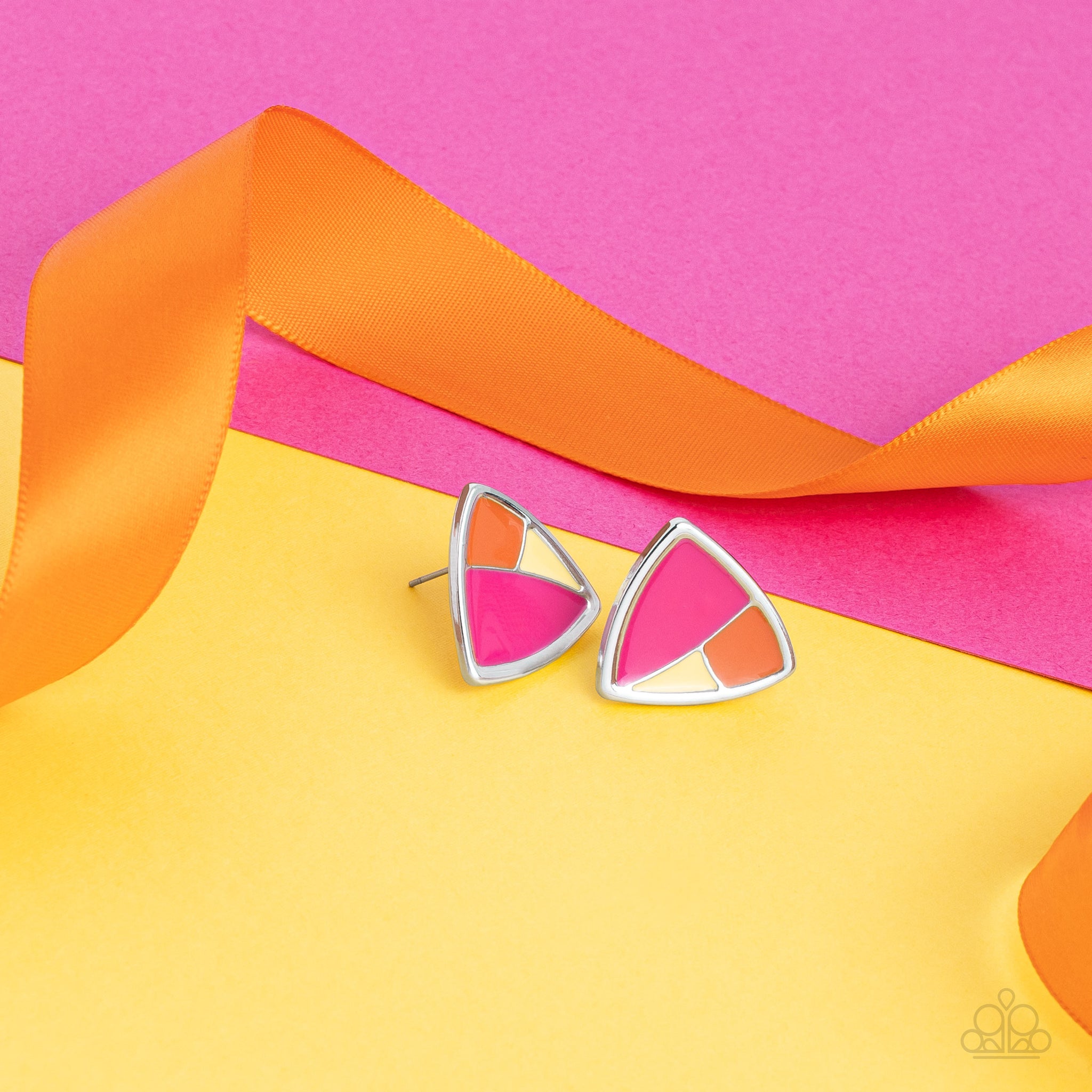 Paparazzi Kaleidoscopic Collision - Multi Post Earrings