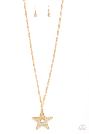 Paparazzi Superstar Stylist - Gold Necklace