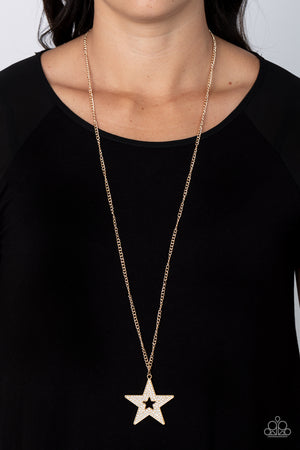Paparazzi Superstar Stylist - Gold Necklace