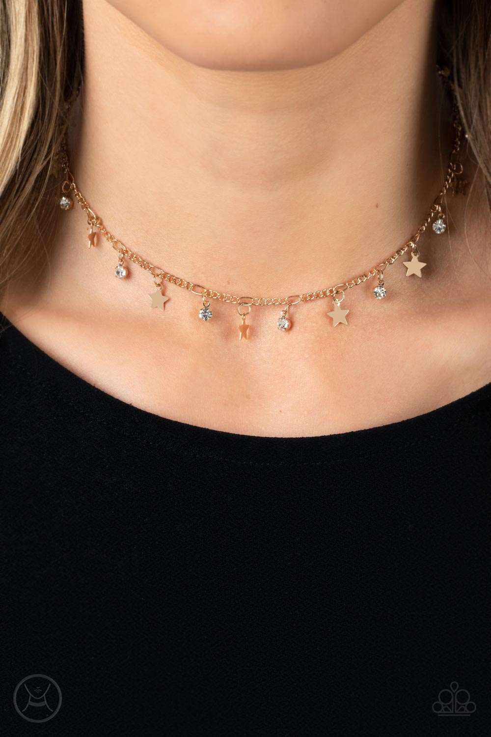 Paparazzi Little Lady Liberty - Gold Choker